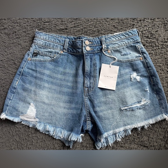KanCan Pants - NWT KanCan high waist distressed denim jean shorts, women’s size 11/29